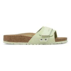 Birkenstock Oita Suede Leather Faded Lime -Birkenstock Sale Store 1026509 side