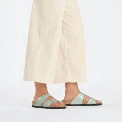 Birkenstock Sydney Birko-Flor Graceful Surf Green -Birkenstock Sale Store 1026513 f look f