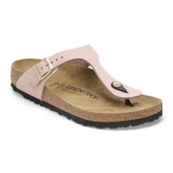Birkenstock Gizeh Nubuck Leather Soft Pink