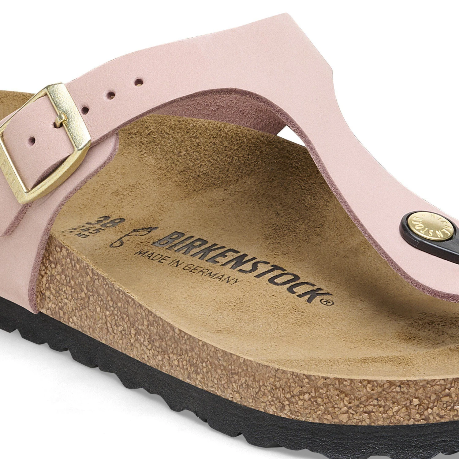 Birkenstock Gizeh Nubuck Leather Soft Pink 7 Birkenstock Gizeh Nubuck Leather Soft Pink - Image 7
