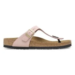 Birkenstock Gizeh Nubuck Leather Soft Pink 10 Birkenstock Gizeh Nubuck Leather Soft Pink -Birkenstock Sale Store 1026518 side