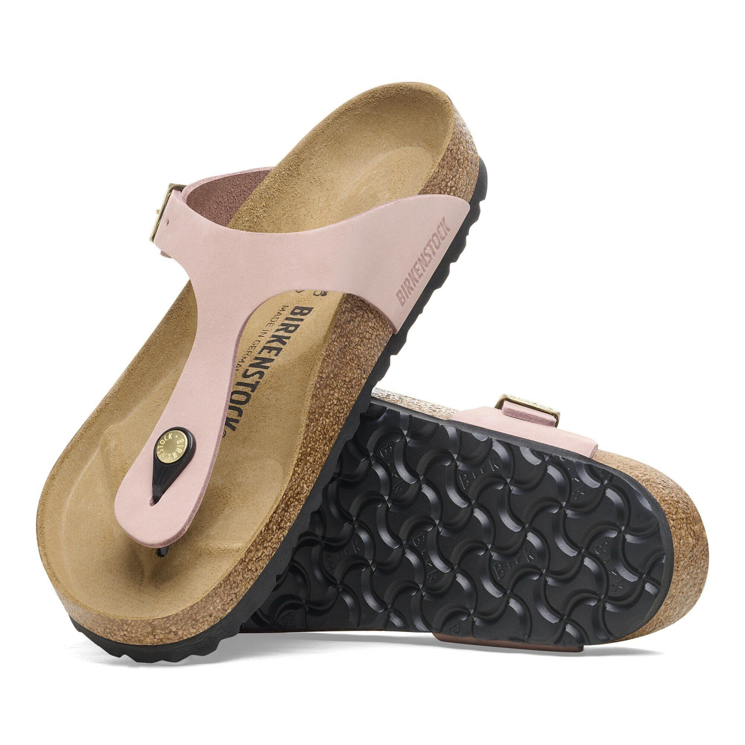 Birkenstock Gizeh Nubuck Leather Soft Pink 8 Birkenstock Gizeh Nubuck Leather Soft Pink - Image 8