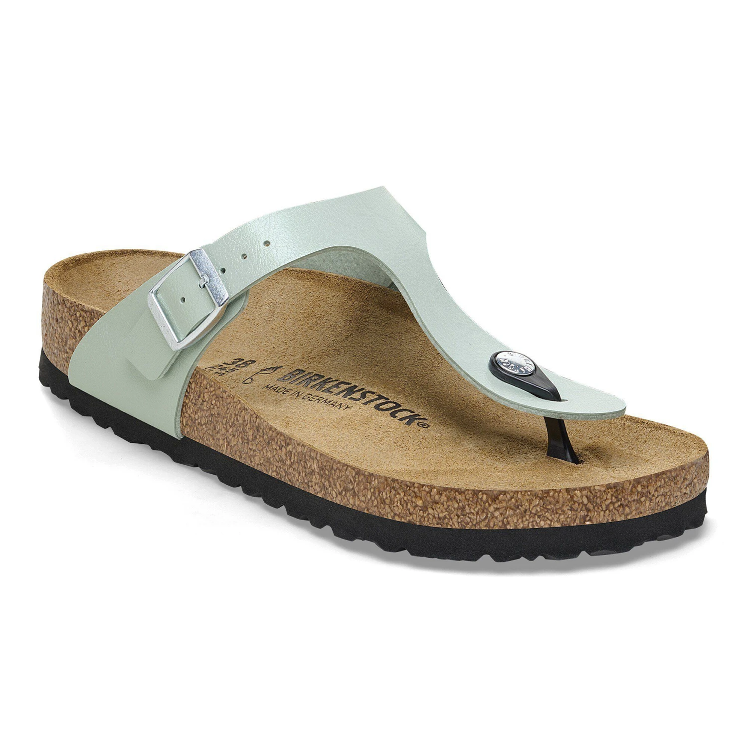 Birkenstock Gizeh Birko-Flor Graceful Surf Green 1 Birkenstock Gizeh Birko-Flor Graceful Surf Green