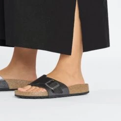 Birkenstock Catalina Birko-Flor Graceful Licorice 13 Birkenstock Catalina Birko-Flor Graceful Licorice -Birkenstock Sale Store 1026530 f closeup f