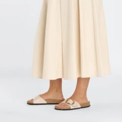 Birkenstock Madrid Big Buckle Natural Leather Patent High Shine New Beige 13 Birkenstock Madrid Big Buckle Natural Leather Patent High Shine New Beige -Birkenstock Sale Store 1026551 f look f