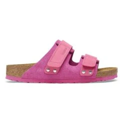 Birkenstock Uji Nubuck-Suede Leather Fuchsia Tulip -Birkenstock Sale Store 1026552 side