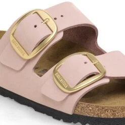 Birkenstock Arizona Big Buckle Nubuck Leather Soft Pink -Birkenstock Sale Store 1026559 detail 1