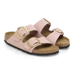 Birkenstock Arizona Big Buckle Nubuck Leather Soft Pink -Birkenstock Sale Store 1026559 pair