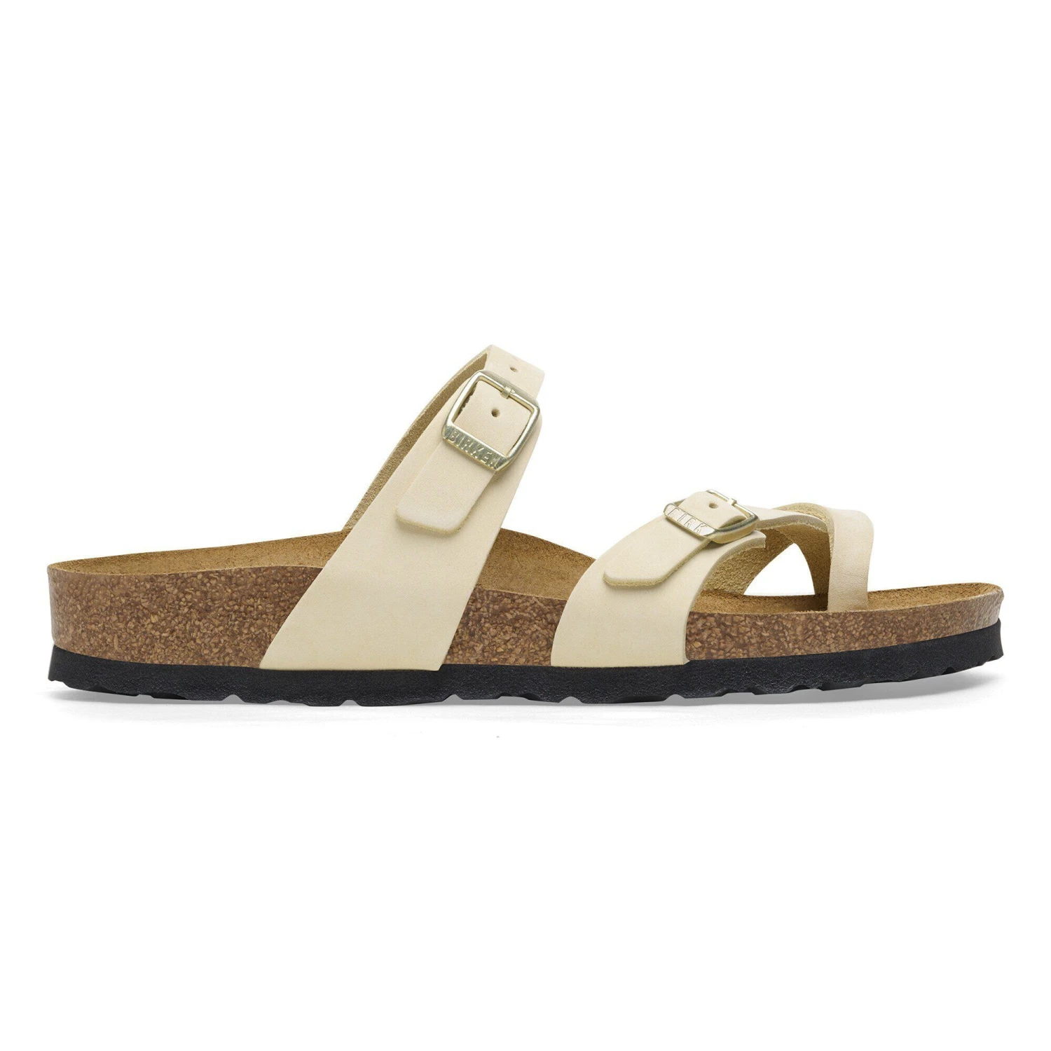 Birkenstock Mayari Nubuck Leather Ecru 3 Birkenstock Mayari Nubuck Leather Ecru - Image 3