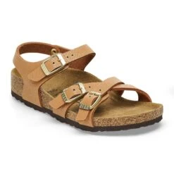 Birkenstock Kumba Kids Birkibuc Grained Pecan