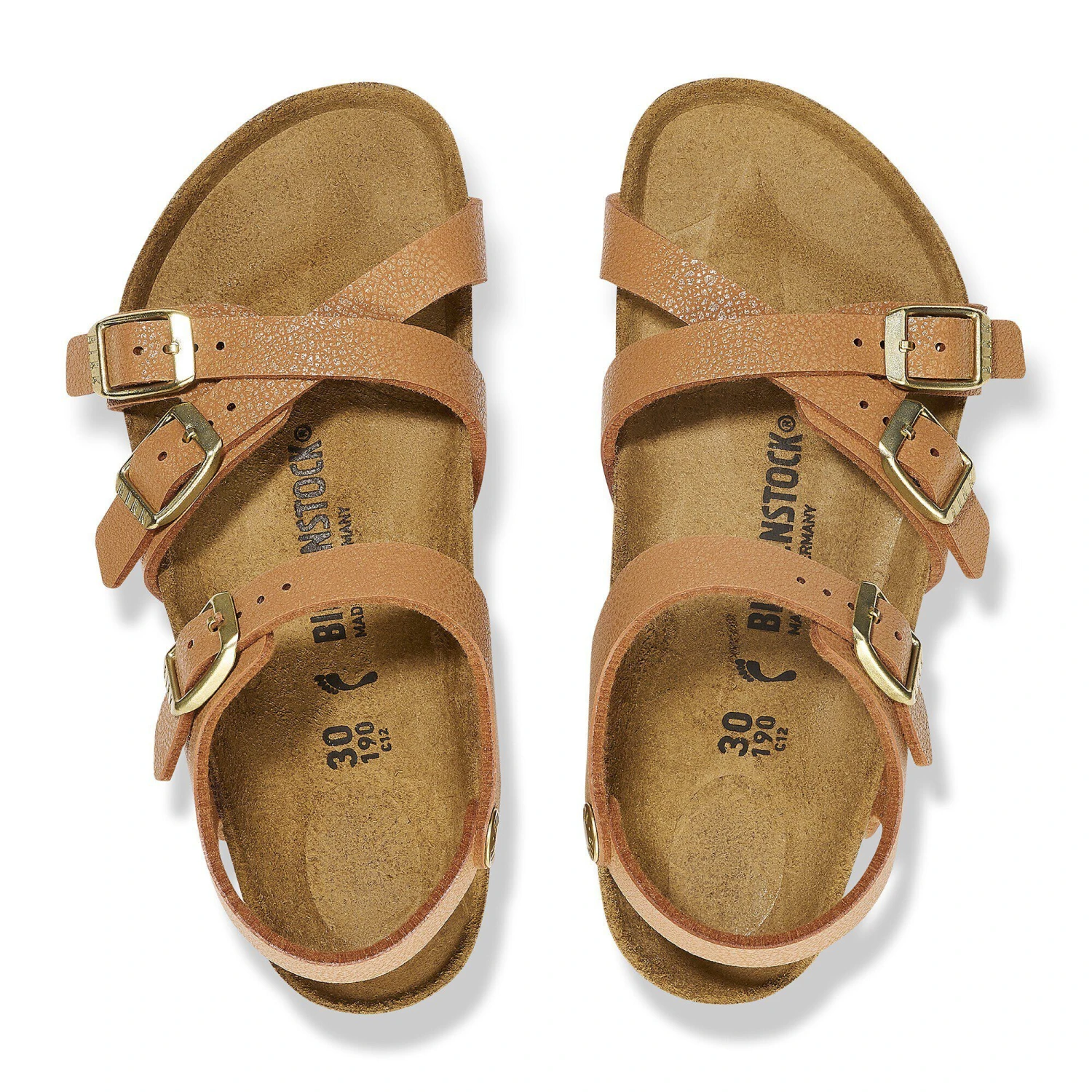 Birkenstock Kumba Kids Birkibuc Grained Pecan 2 Birkenstock Kumba Kids Birkibuc Grained Pecan - Image 2