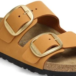 Birkenstock Arizona Big Buckle Nubuck Leather Burnt Orange -Birkenstock Sale Store 1026577 detail 1