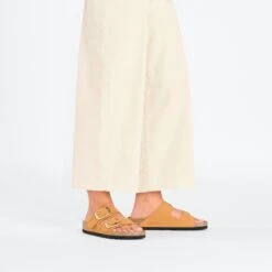 Birkenstock Arizona Big Buckle Nubuck Leather Burnt Orange -Birkenstock Sale Store 1026577 f look f