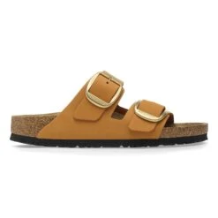 Birkenstock Arizona Big Buckle Nubuck Leather Burnt Orange -Birkenstock Sale Store 1026577 side
