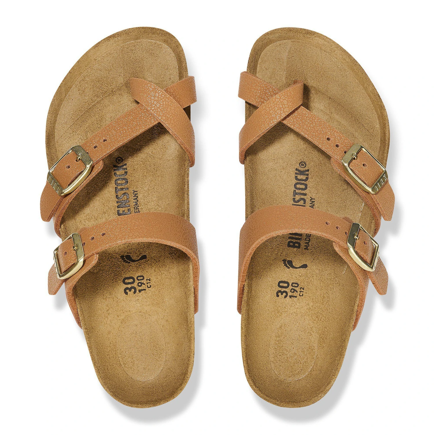 Birkenstock Mayari Kids Birkibuc Grained Pecan 2 Birkenstock Mayari Kids Birkibuc Grained Pecan - Image 2