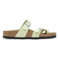 Birkenstock Mayari Nubuck Leather Faded Lime 9 Birkenstock Mayari Nubuck Leather Faded Lime -Birkenstock Sale Store 1026589 side