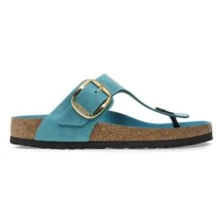 Birkenstock Gizeh Big Buckle Oiled Leather Biscay Bay 10 Birkenstock Gizeh Big Buckle Oiled Leather Biscay Bay -Birkenstock Sale Store 1026610 side