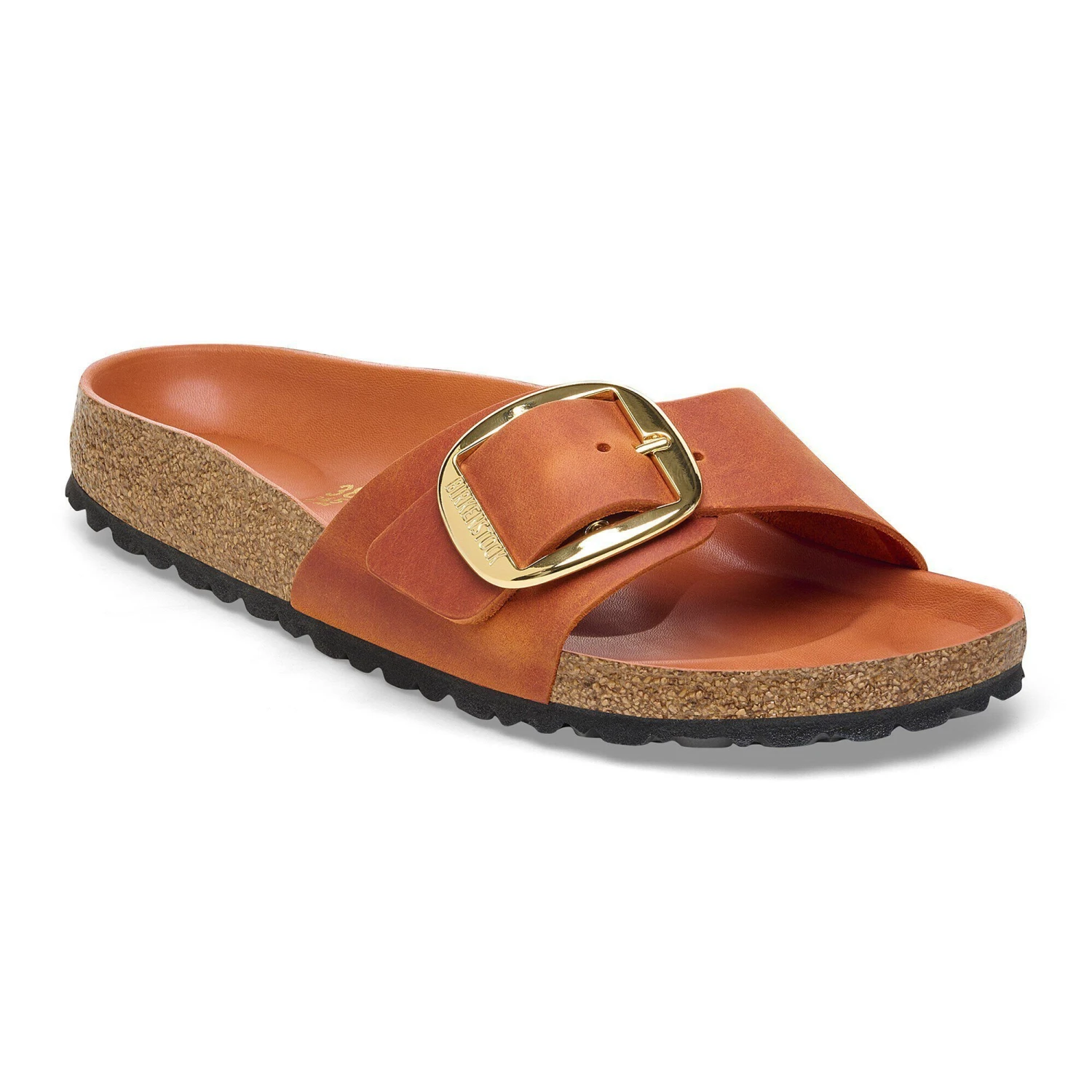Birkenstock Madrid Big Buckle Oiled Leather Burnt Orange 1 Birkenstock Madrid Big Buckle Oiled Leather Burnt Orange
