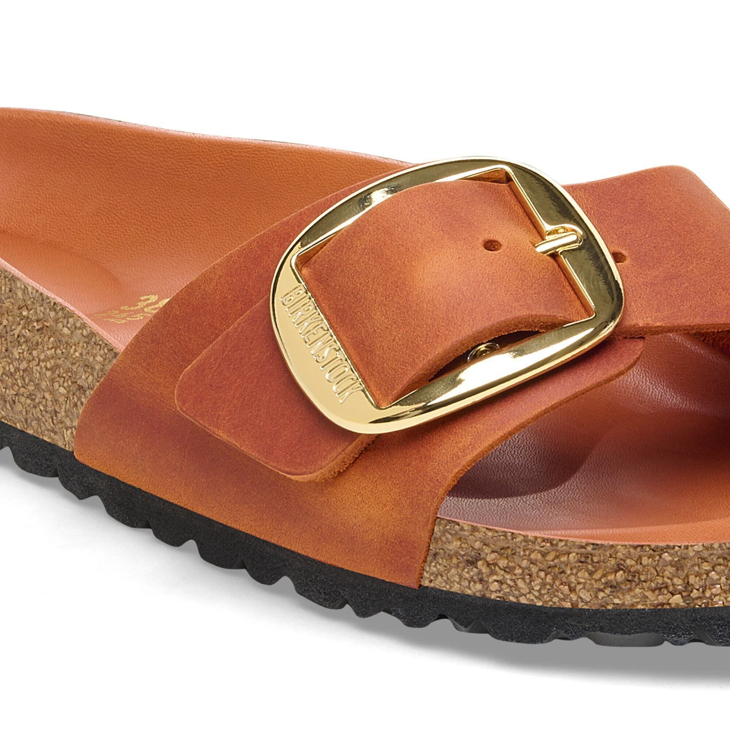 Birkenstock Madrid Big Buckle Oiled Leather Burnt Orange 4 Birkenstock Madrid Big Buckle Oiled Leather Burnt Orange - Image 4