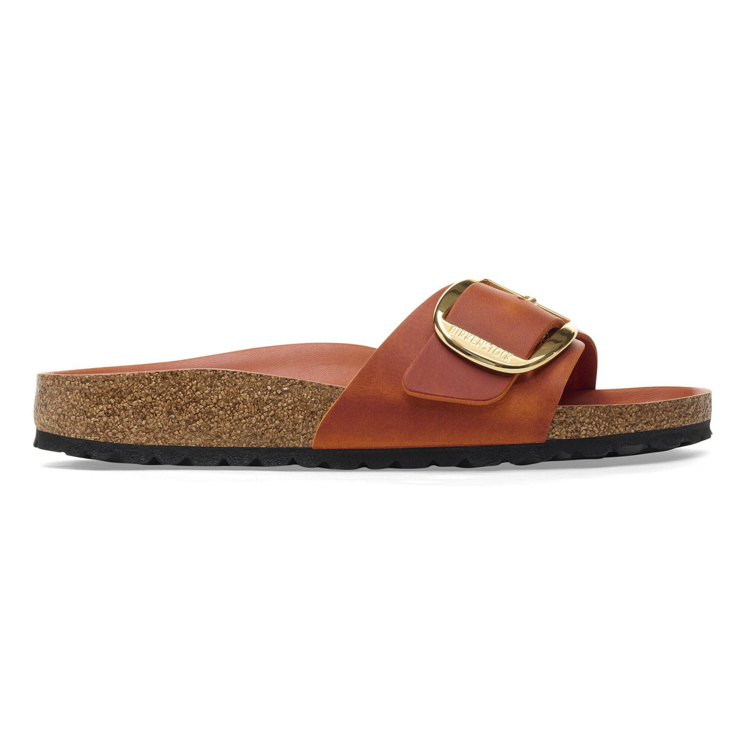 Birkenstock Madrid Big Buckle Oiled Leather Burnt Orange 3 Birkenstock Madrid Big Buckle Oiled Leather Burnt Orange - Image 3