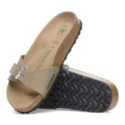 Birkenstock Madrid Vegan Synthetics Gray Taupe -Birkenstock Sale Store 1026627 sole