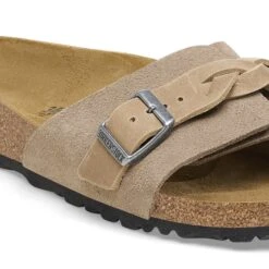 Birkenstock Oita Braided Suede Leather Taupe 12 Birkenstock Oita Braided Suede Leather Taupe -Birkenstock Sale Store 1026636 detail 1