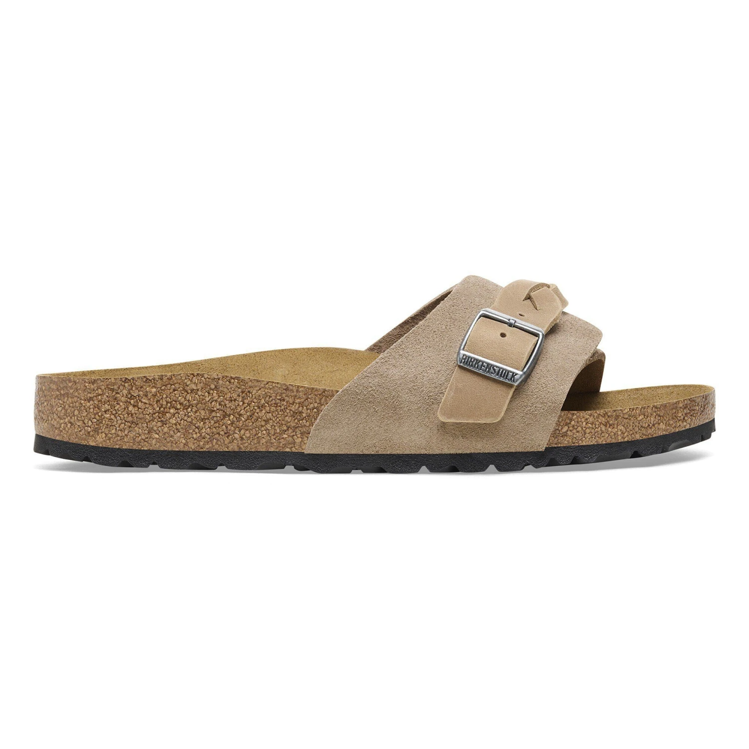 Birkenstock Oita Braided Suede Leather Taupe 3 Birkenstock Oita Braided Suede Leather Taupe - Image 3