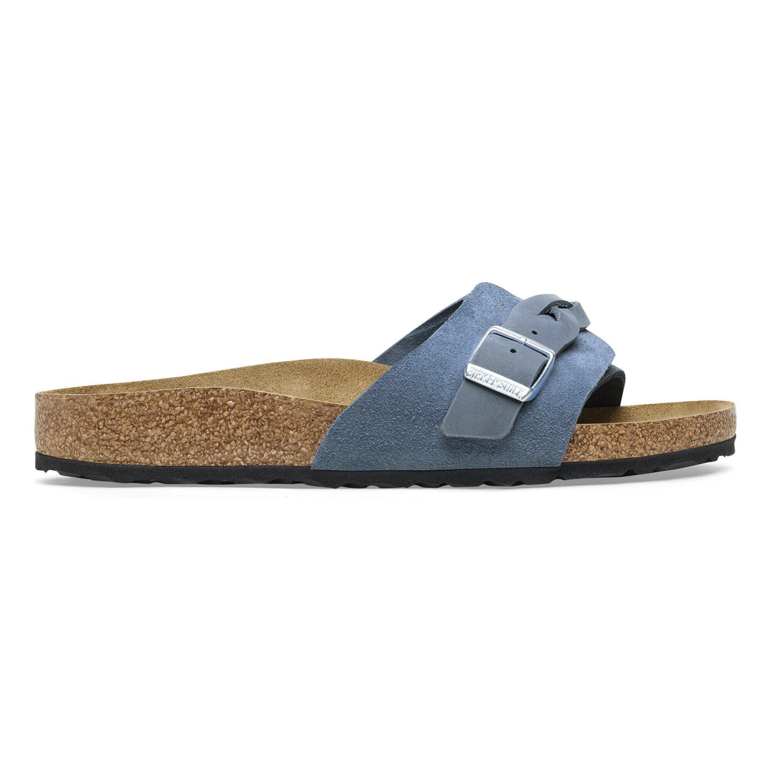 Birkenstock Oita Braided Suede Leather Elemental Blue 3 Birkenstock Oita Braided Suede Leather Elemental Blue - Image 3