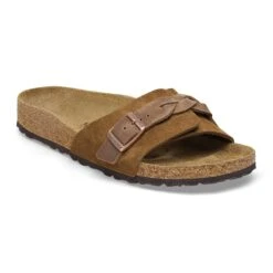 Birkenstock Oita Braided Suede Leather Mink