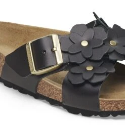 Birkenstock Siena Flowers Leather Black -Birkenstock Sale Store 1026655 detail 1