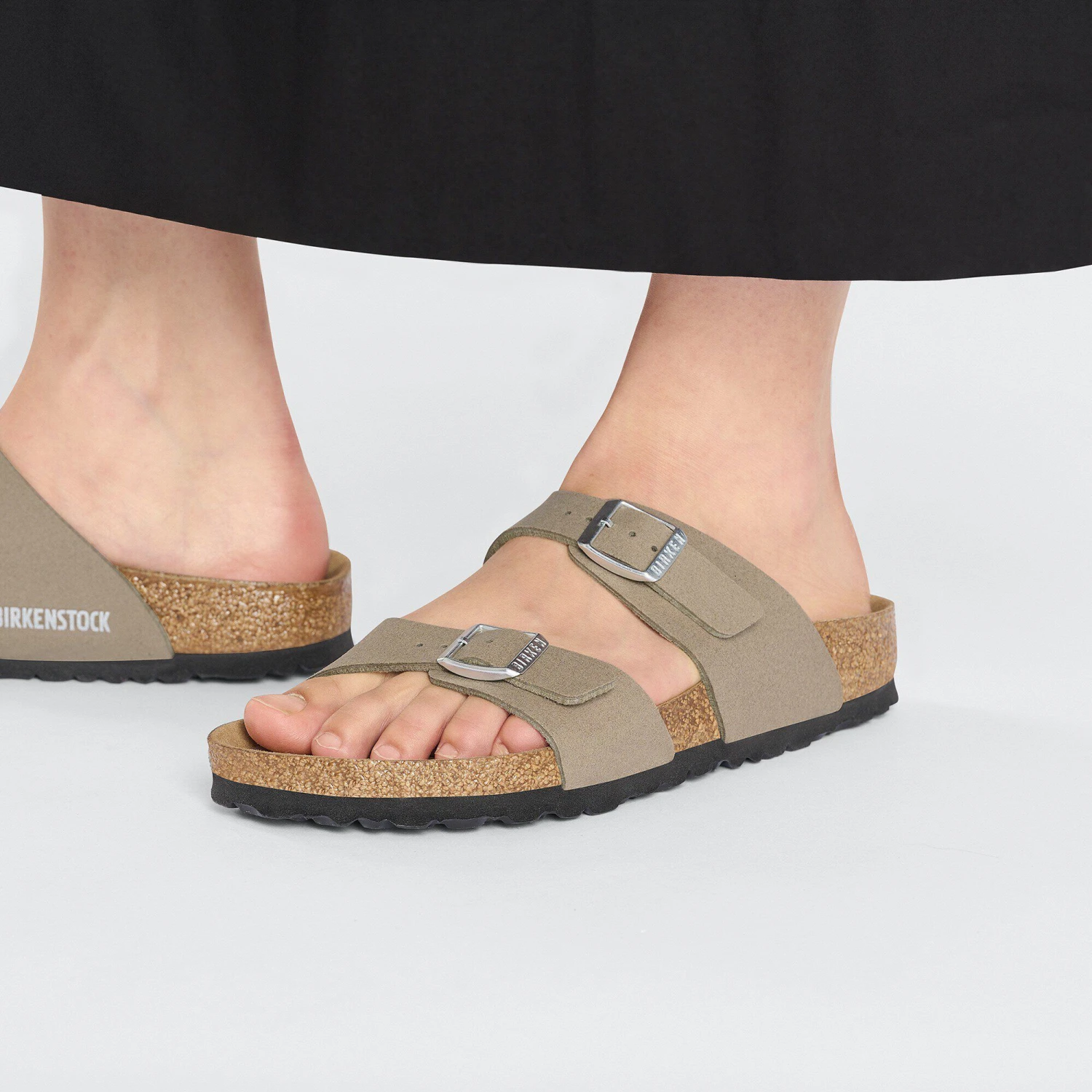 Birkenstock Sydney Vegan Synthetics Vegan Gray Taupe 8 Birkenstock Sydney Vegan Synthetics Vegan Gray Taupe - Image 8