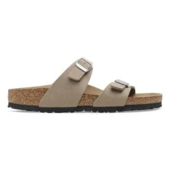 Birkenstock Sydney Vegan Synthetics Vegan Gray Taupe 10 Birkenstock Sydney Vegan Synthetics Vegan Gray Taupe -Birkenstock Sale Store 1026664 side