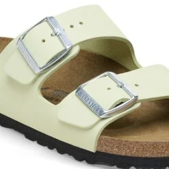 Birkenstock Arizona Nubuck Leather Faded Lime -Birkenstock Sale Store 1026687 detail 1