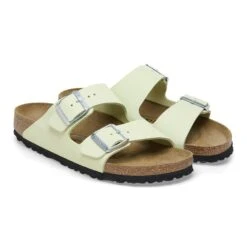 Birkenstock Arizona Nubuck Leather Faded Lime -Birkenstock Sale Store 1026687 pair