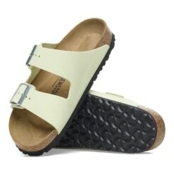 Birkenstock Arizona Nubuck Leather Faded Lime -Birkenstock Sale Store 1026687 sole