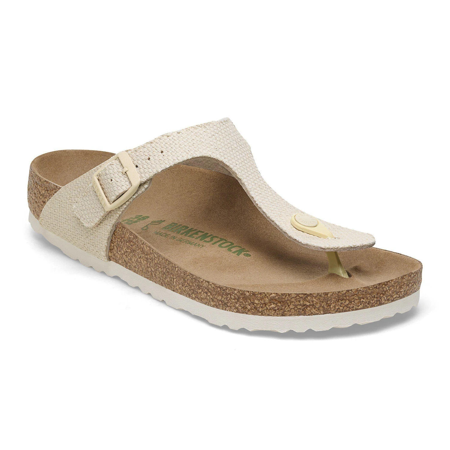 Birkenstock Gizeh Vegan Textile Casual Canvas Eggshell 1 Birkenstock Gizeh Vegan Textile Casual Canvas Eggshell