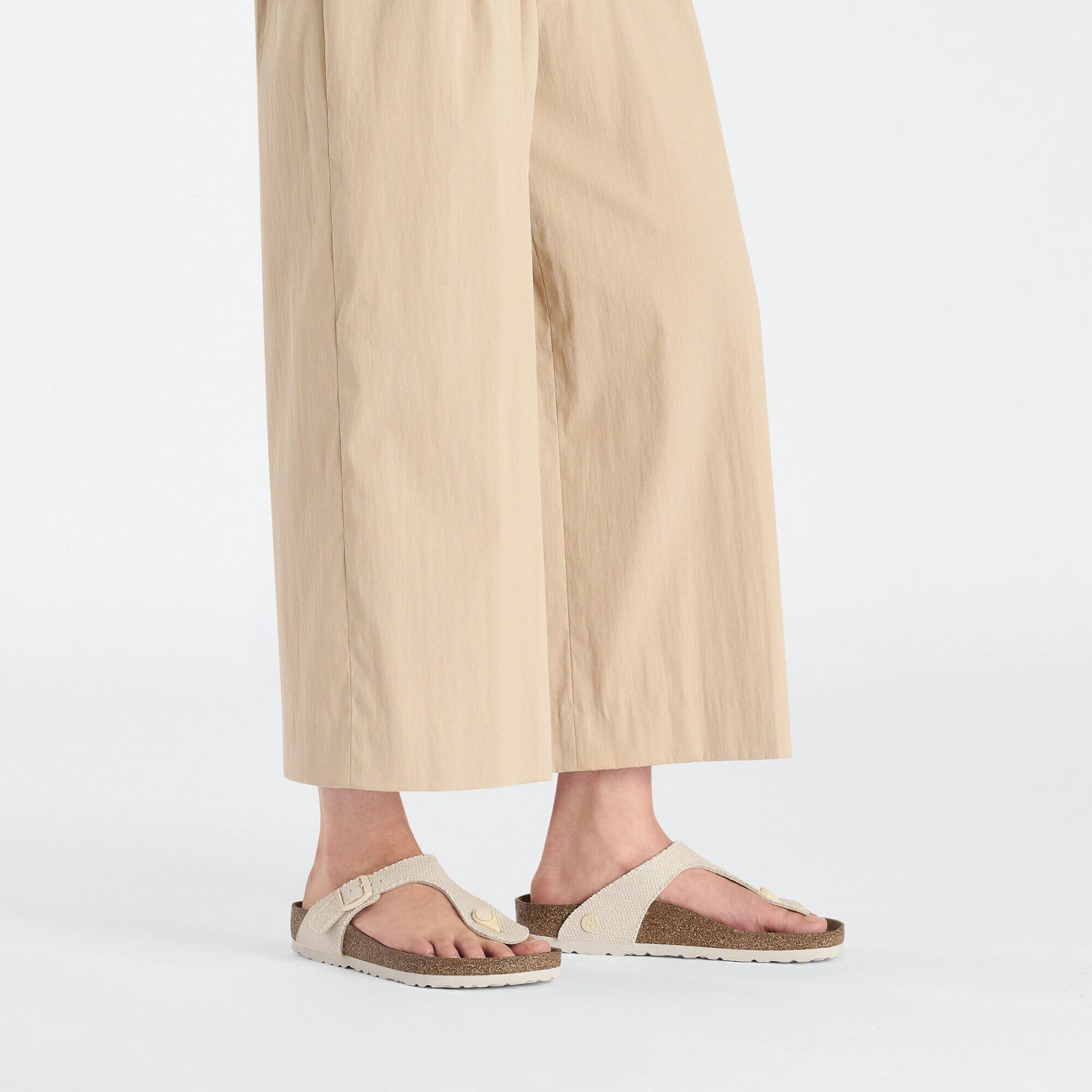 Birkenstock Gizeh Vegan Textile Casual Canvas Eggshell 6 Birkenstock Gizeh Vegan Textile Casual Canvas Eggshell - Image 6