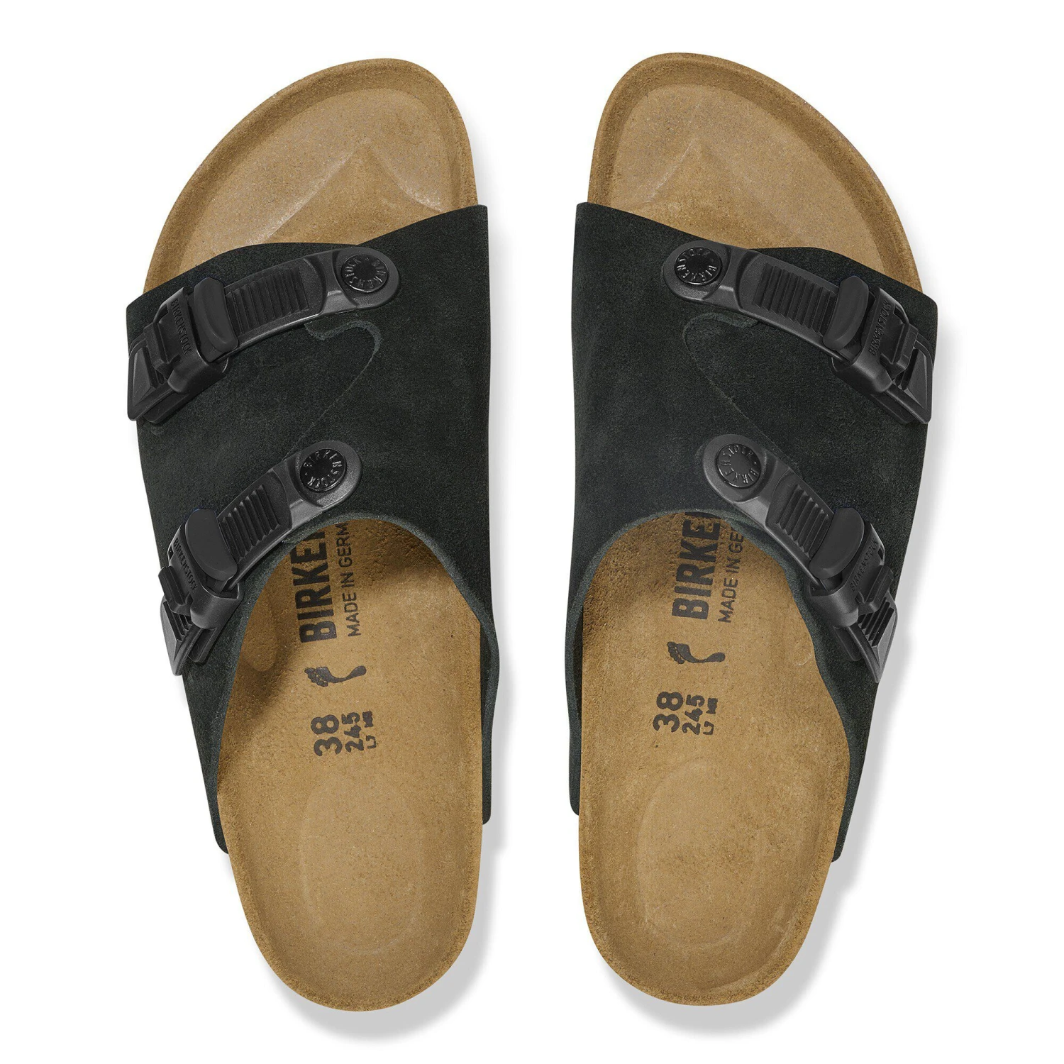 Birkenstock Zürich Tech Suede Leather Black 2 Birkenstock Zürich Tech Suede Leather Black - Image 2