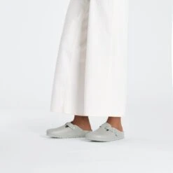 Birkenstock Boston Leather Mineral Gray 12 Birkenstock Boston Leather Mineral Gray -Birkenstock Sale Store 1026764 f look f