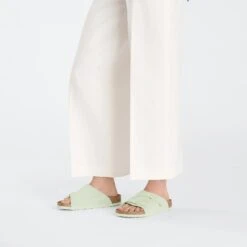 Birkenstock Zürich Suede Leather Faded Lime -Birkenstock Sale Store 1026775 f look f