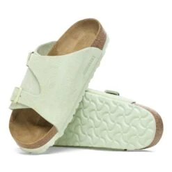 Birkenstock Zürich Suede Leather Faded Lime -Birkenstock Sale Store 1026775 sole