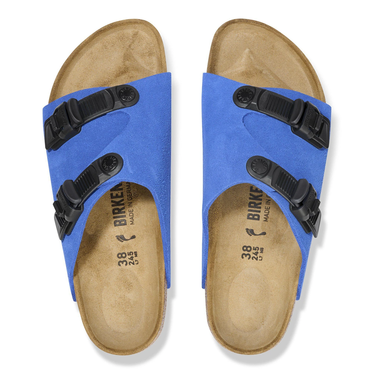 Birkenstock Zürich Tech Suede Leather Ultra Blue 2 Birkenstock Zürich Tech Suede Leather Ultra Blue - Image 2