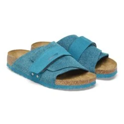 Birkenstock Kyoto Suede Leather Deep Turquoise -Birkenstock Sale Store 1026801 pair