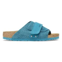 Birkenstock Kyoto Suede Leather Deep Turquoise -Birkenstock Sale Store 1026801 side