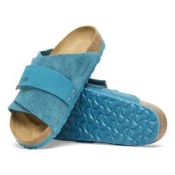 Birkenstock Kyoto Suede Leather Deep Turquoise -Birkenstock Sale Store 1026801 sole