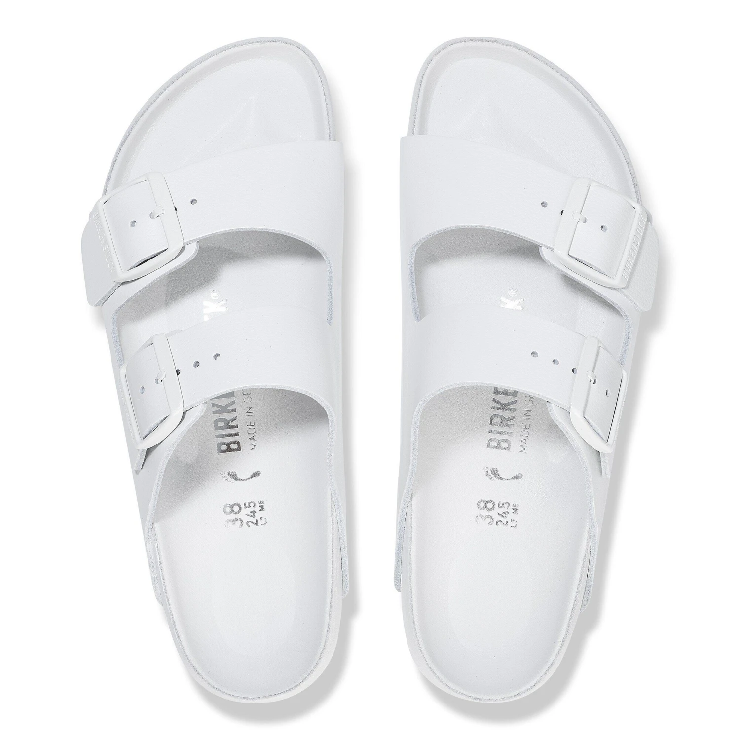 Birkenstock Arizona Leather White 2 Birkenstock Arizona Leather White - Image 2