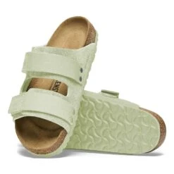 Birkenstock Uji Nubuck-Suede Leather Faded Lime -Birkenstock Sale Store 1026844 sole