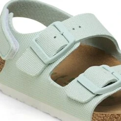 Birkenstock Milano Vegan Kids Textile Surf Green 11 Birkenstock Milano Vegan Kids Textile Surf Green -Birkenstock Sale Store 1026849 detail 1