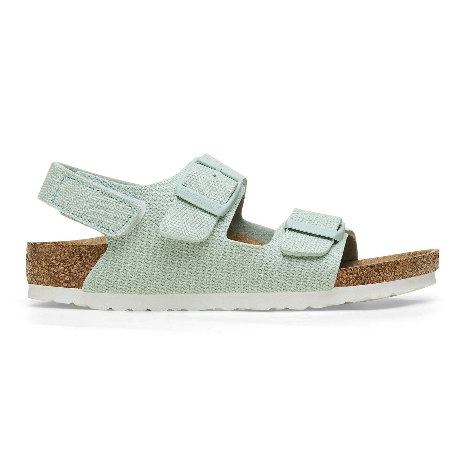 Birkenstock Milano Vegan Kids Textile Surf Green 3 Birkenstock Milano Vegan Kids Textile Surf Green - Image 3