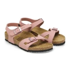Birkenstock Rio Kids Birkibuc Pink Clay -Birkenstock Sale Store 1026863 pair